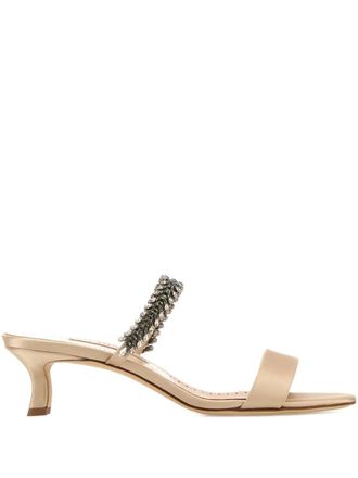 Manolo Blahnik Sandali Kifasan 50mm - Toni neutri