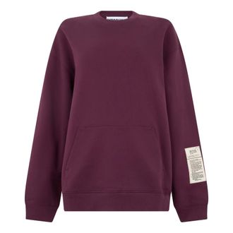 Moschino Crew Neck Sweatshirt - male - Moschino - Sweatshirts - Purple - S - Sweatshirts & Hoodies