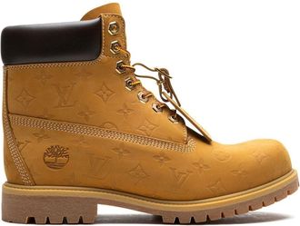 Louis Vuitton x Timberland Wheat ankle boots - men - Rubber/Calf Leather/Calf Leather - 7.5 - Brown