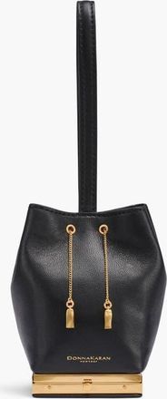DKNY Sisal Clutch in Blk/gold at Nordstrom