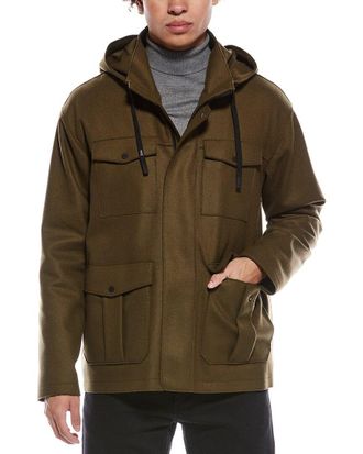 Herno Wool-Blend Down Jacket