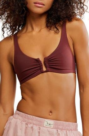 Free People Ahead Of The Curve Scoop Bralette in Bittersweet at Nordstrom Rack, Size X-Small