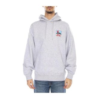 Edwin Hoodies - Heren - Hoodies - Grijs - XL - Leer - Hoodies & sweatvesten