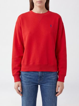 Polo Ralph Lauren Embroidered Logo Cotton Blend Crewneck Sweatshirt