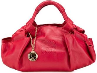 Loewe Pre-owned Handbags, female, Red, Size: ONE SIZE Pre-owned Leather handbags