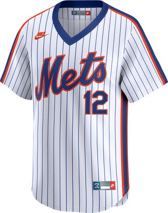 Nike Francisco Lindor New York Mets Cooperstown 40th Anniversary Nike Mens Dri-FIT MLB Limited Jersey in White | CO25NMC1NM9-Y17