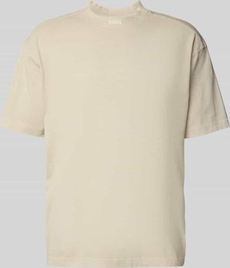 Boss Orange by Hugo Boss BOSS Orange Comfort Fit T-Shirt aus reiner Baumwolle in Beige, Größe XXXL