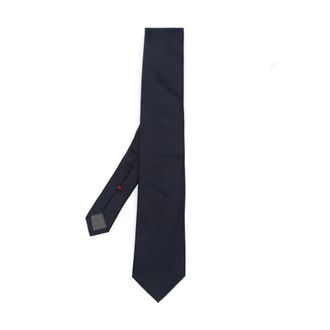 Brunello Cucinelli Accessoires, Heren, Blauw, ONE Size, Zijden Twill Stropdas