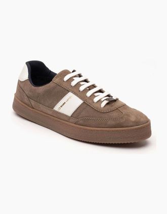 base Mens Base London Banksy Leather Mens Sage Trainers - Grey - Size: 12