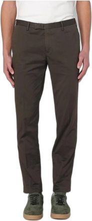 Pantaloni Torino Slim-fit broek - Heren - Broeken - Bruin - Maat: S Katoen