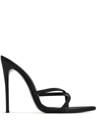Femme LA 120 mm Donatella sandalen - Zwart