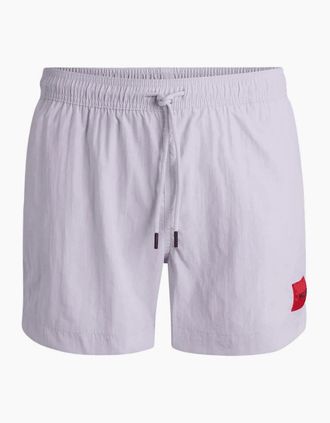 HUGO BOSS Mens Dominca Print Logo Pink Swim Shorts - Size: 35/34/32