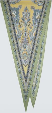 Etro Printed silk scarf