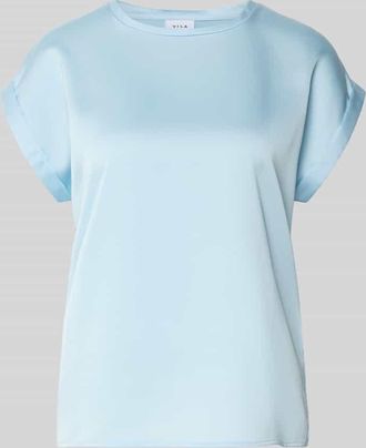 Vila T-Shirt mit Rundhalsausschnitt Modell ELLETTE in Hellblau, Gr&ouml;&szlig;e 34