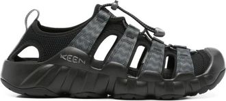 Keen Schoenen, Heren, Zwart, 44 EU, Zwarte Sandalen met Rubberen Zool