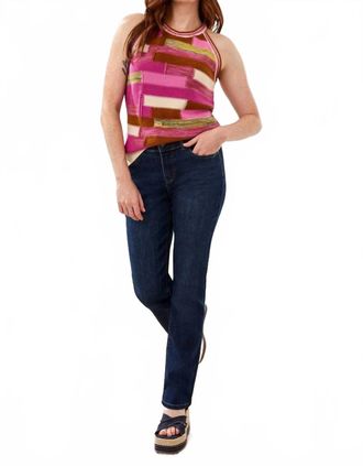 Tribal Eco Friendly Sophia Straight Leg Jeans - Petite In Deep Ocean