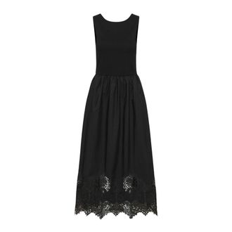 Soaked In Luxury Maxi Jurk - Dames - Maxi kleedjes - Zwart - S - Kleedjes