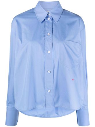 Victoria Beckham Cotton Cropped Shirt