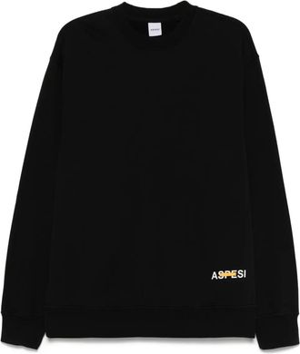 Aspesi Felpa leggera in cotone - Nero