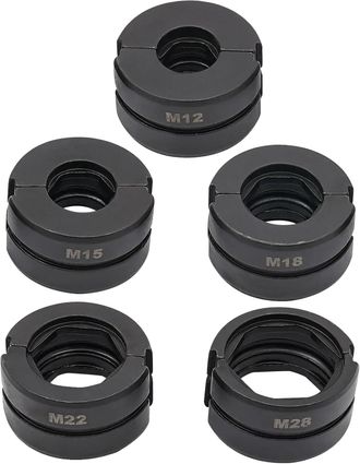 OEM Mordazas De Crimpado, Construcci&oacute;n Duradera De Acero Cr40, Compatibles Con Herramientas Est&aacute;ndar, Color Negro