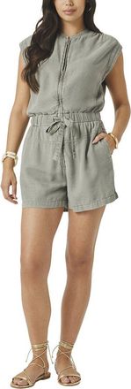 Splendid Rosalie Linen-Blend Romper