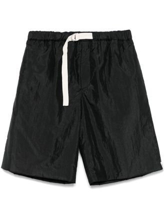 Jil Sander padded shorts - men - Polyamide/Polyamide/Silk/Silk/Polyester - 50 - Black