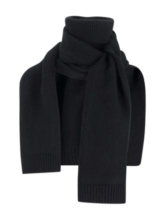 LVIR ribbed-knit scarf - Black