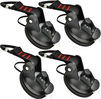 OEM Juego De 4 Ganchos Con Ventosa, Anclajes De Ventosa Extrafuertes Con Gancho De Sujeci&oacute;n, Gancho De Fijaci&oacute;n Con Ventosa Para Toldos De Coches, Tiendas