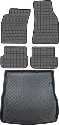 OEM Juego De Alfombrillas De Goma Para Coche Y Maletero Para Audi A6 C6 Kombi (de Junio De 2006 A 2011)