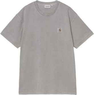 Carhartt Work in Progress Grey Logo T-shirt