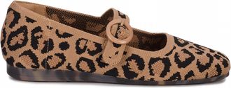 Drew Womens Naomi Mary-Jane Shoes In Leopard Print Knit