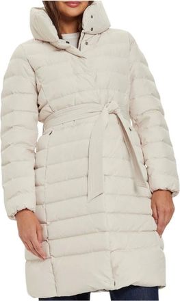 Geox Dames, Mantels, Beige, Maat: 3XL Poliester