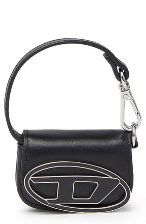 Diesel Micro 1DR Leather Bag Charm in Black at Nordstrom