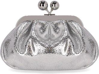 Weekend by Max Mara CLUTCH PASTICCINO BRUNO SMALL ARGENTO MAX MARA WEEKEND