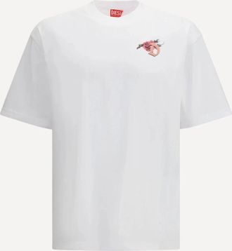 Diesel Mens Diesel T-Boggy V4 T-Shirt - White - Size: 36