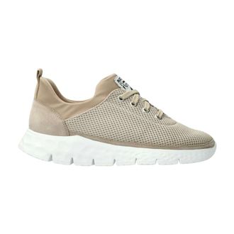 Mephisto Wing Sneaker - Dames - Schoenen - Beige - Maat: 38 EU Velours