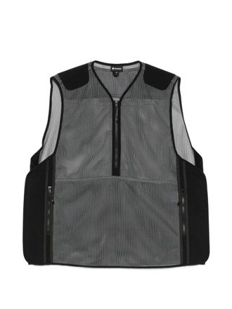 Goldwin Tonalith Mesh Half Zip Vest