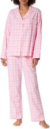 Bedhead Pajamas Print Organic Cotton Flannel Pajamas in Prairie Plaid at Nordstrom, Size X-Small