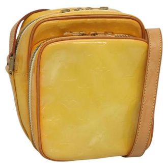 Louis Vuitton Tweedehands leren Louis Vuitton tassen - Dames - Pre-owned - Geel - Maat: ONE Size Leer