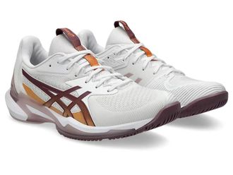 Asics Solution Speed FF 3 1042A250-102 Women White Pickleball Shoes RHS4125