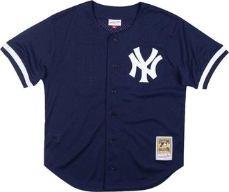 Mitchell & Ness Camicia Reggie Jackson New York Yankees 1998 - Blu