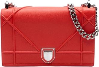 Dior Pre-owned Cross Body Bags, female, Red, Size: ONE SIZE Pre-owned Vintage Crossbody Bag