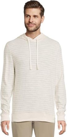 Faherty Sunwashed Slub Hoodie Mens Clothing Ivory Rock Stripe : 2XL, Cotton