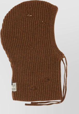 Maison Margiela wool ribbed balaclava