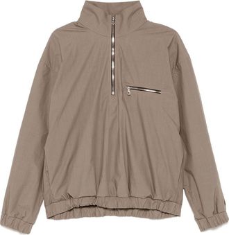 Rier waxed windbreaker - Grey