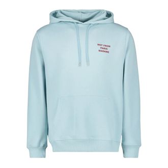 Dr&ocirc;le de Monsieur Hoodies, male, Blue, Size: M Le Hoodie Slogan