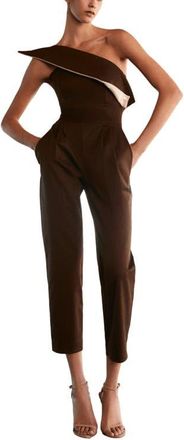 The IQ Collection Ember Jumpsuit in Brown at Nordstrom, Size 42