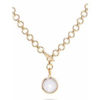 Dean Davidson Knockout Collar Necklace in Iridescent Pearl/Gold at Nordstrom