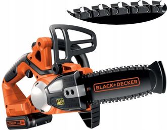 Black+Decker Black&decker - Sierra De Poda Sin Cable Black+decker De 20 Cm 18v - Viene Con 1 Bater&iacute;a De Litio De 18v 2ah Y Cargador De 5a