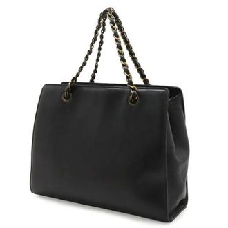 Chanel Bolso Tote de Piel Pre-owned - Pre-owned - Mujer - Negro - ONE SIZE
